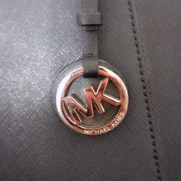 🔥🩷Sale!!! NWT Michael Kors Jet Set Large  Saffiano leather top zip tote - Picture 8 of 16